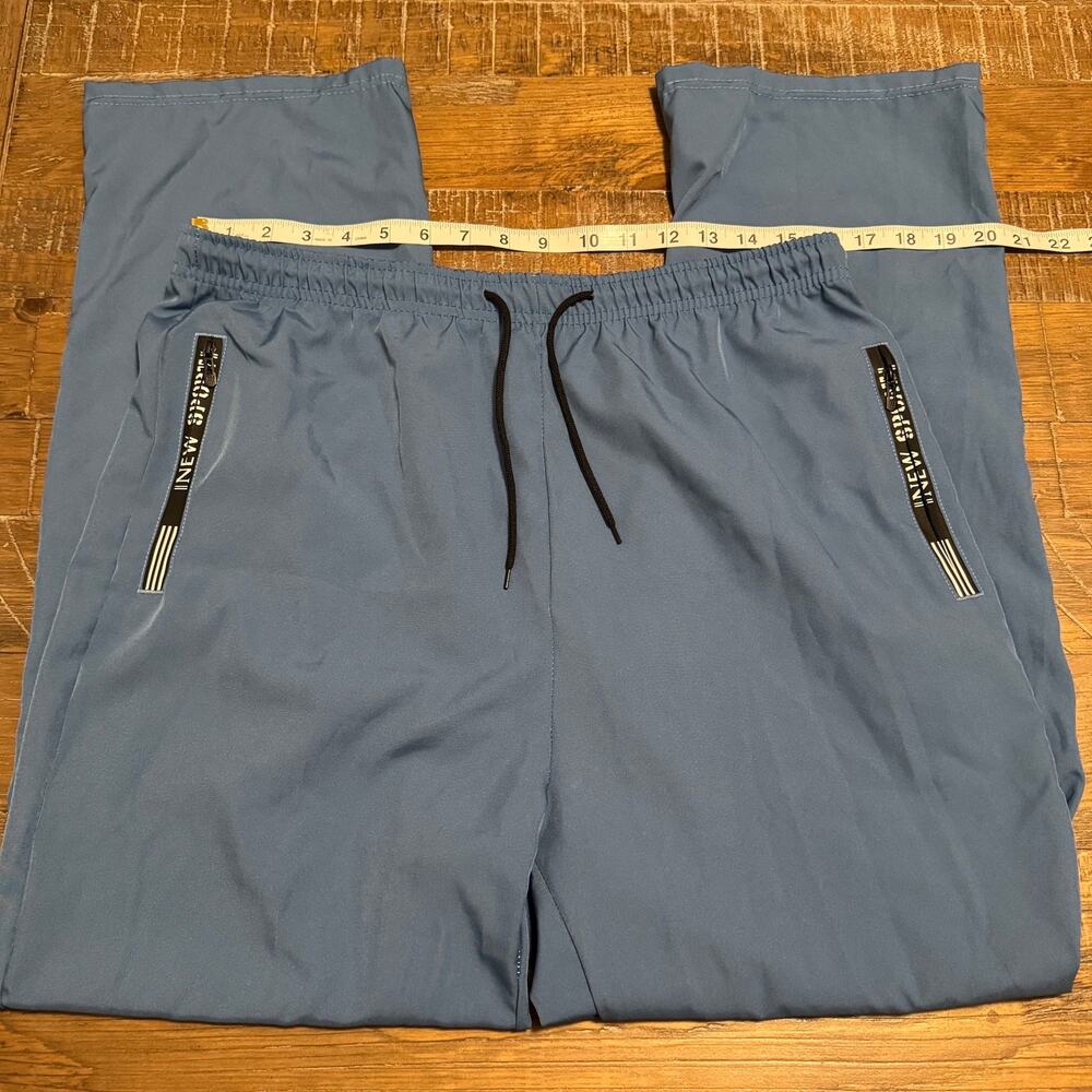 Blue Athletic Jogger Pants Drawstring Waist XL 12 Women’s Bottoms Workout - Picture 4 of 9